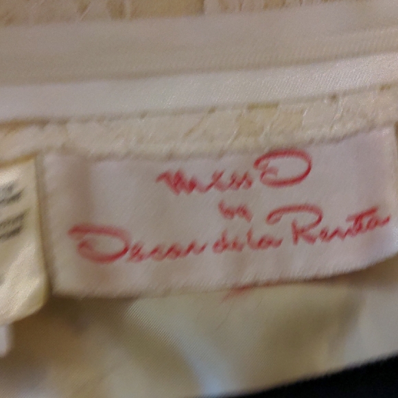 Vintage Miss O by Oscar de la Renta Lace & Velvet Dress Size Small - Picture 10 of 13